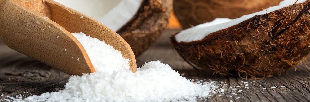 Coconuts and coconut powder