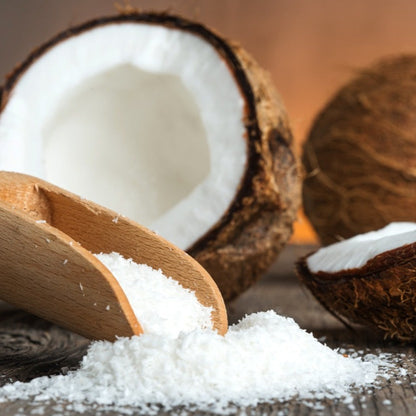 Coconuts and coconut powder